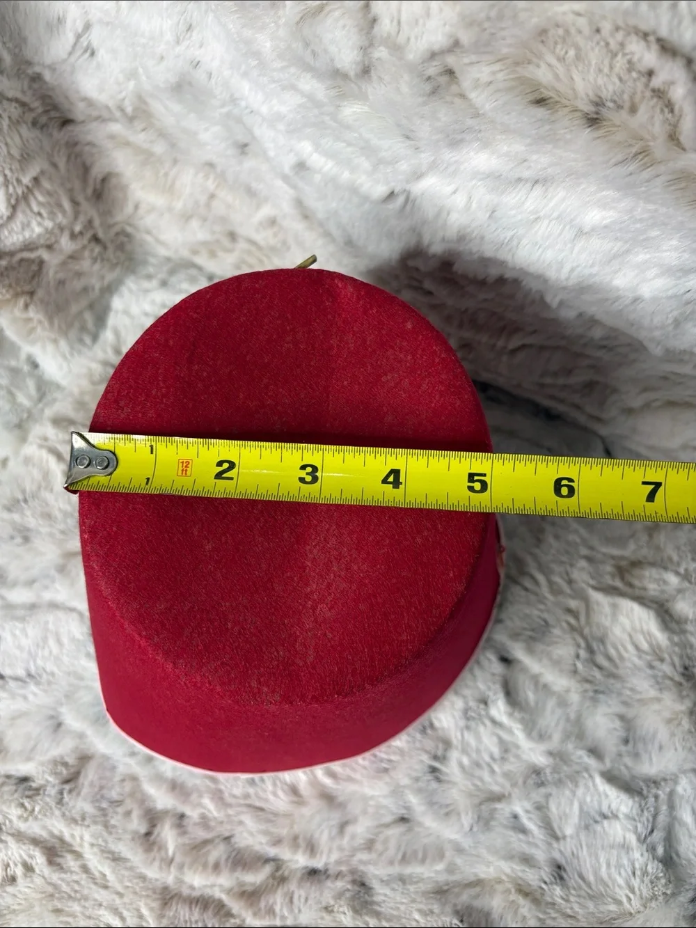 Red Tassel Embellished Child’s Felt Hat